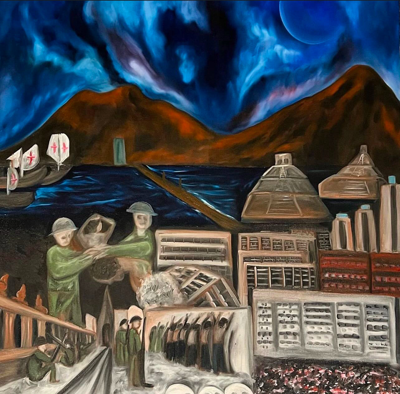 “Tlatelolco, 1521, 1968, 1985”